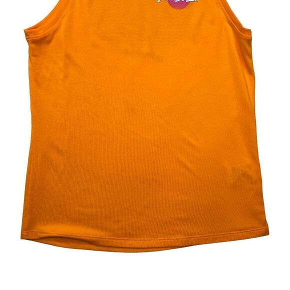 Nike Tank Top Mens Size Small Orange Dri-Fit Retro Just Do It Summer Beach Shirt - Picture 4 of 7